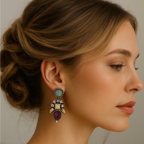 Jewelry - Celeste Heirloom Multicolor Drop Earrings